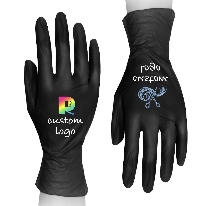 Nitrile Gloves Manufacturer - Custom Logo Package Powder Free Tattoo Beauty