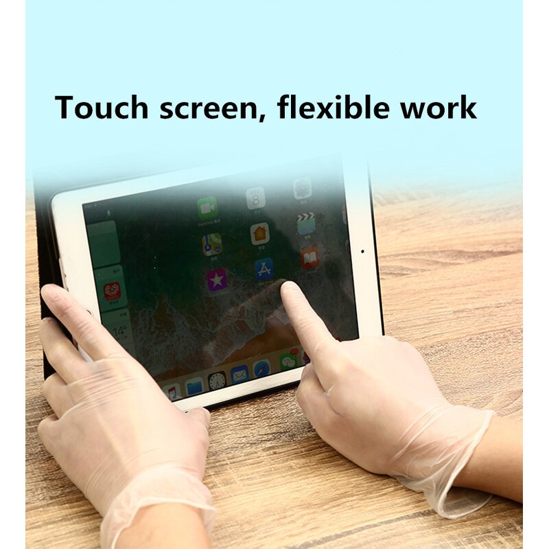 Vinyl Gloves Factory - Disposable Clear Powder Free White PVC Food Service