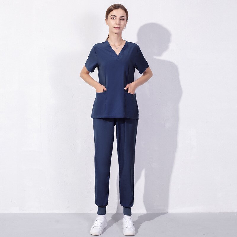 Nurse Uniform Manufacturer - Summer Quick Dry Custom logo Pure Color Doctor