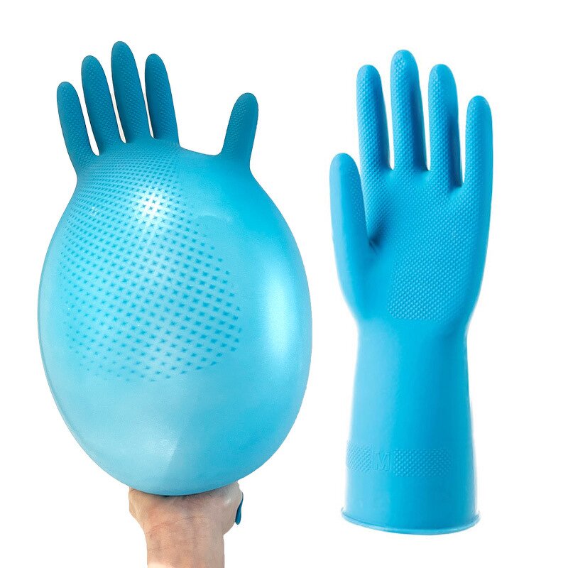 Rubber Gloves Manufacturer - Reusable Waterproof Household Long Sleeves Kitchen