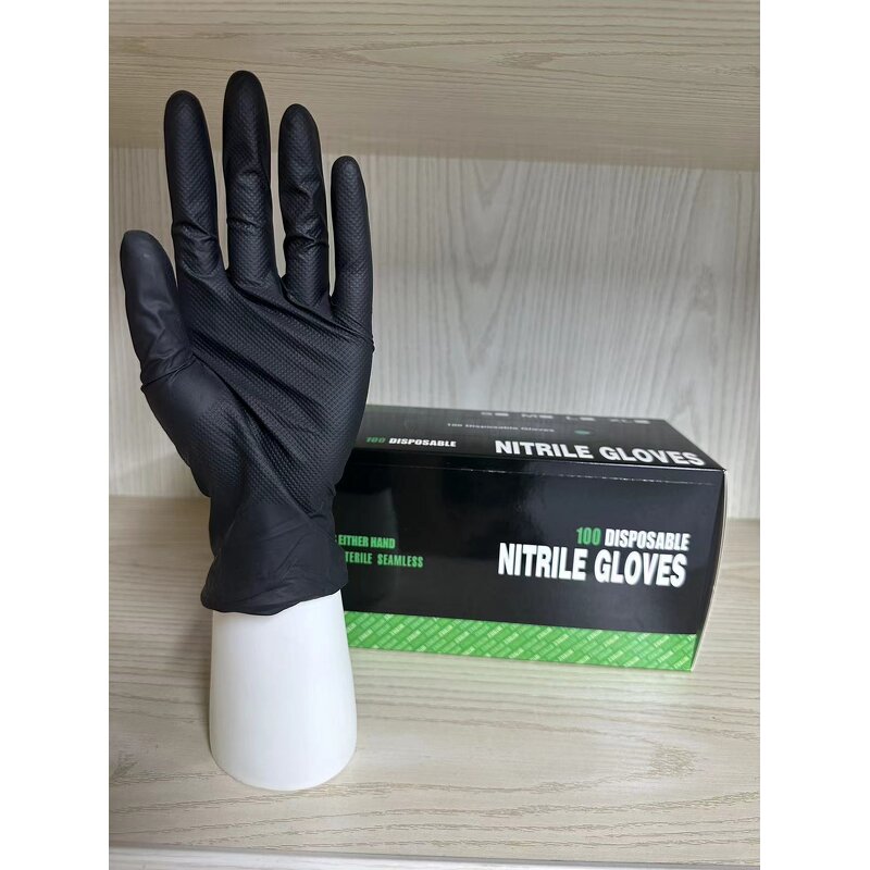 Nitrile Gloves Factory - 10Mil Very Thicken Heavy Duty Mechanic Safe Work Hand