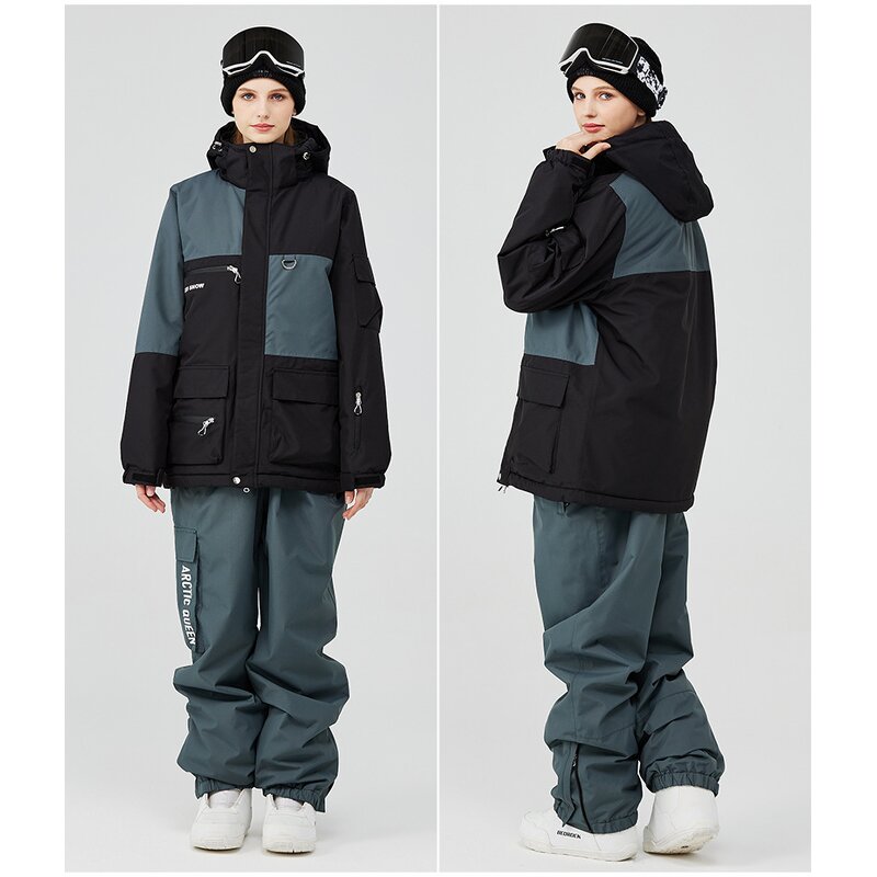 Ski Hoodie Suit Factory - Wholesale Outdoor Winter Warm Thick Waterproof Windproof