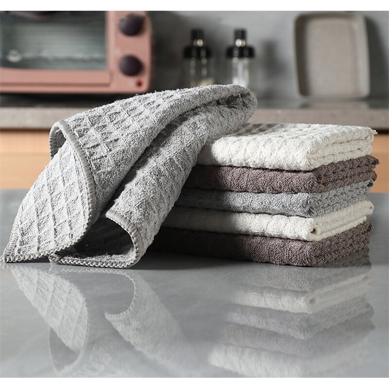 Cleaning Cloth Manufacturer - Reusable 11.8'' X11.8'' Streak-Free Lint-Free Kitchen