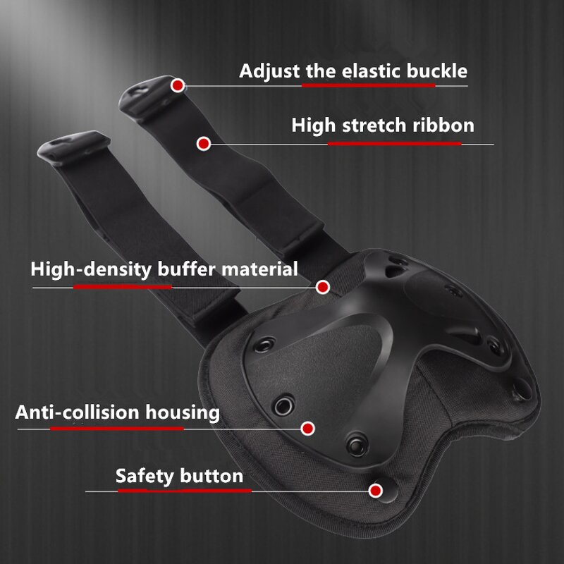 Knee Pads Set Manufacturer - Best Seller Kneel Crawl Training Combat Equipment