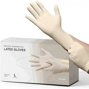 Latex Gloves Factory - Cleaning Hotel Hospital Work Medical Examination Powder