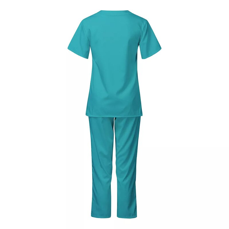 Scrubs Uniforms Factory - Hospital Pharmacy Medical Doctor Nurse V-neck Women