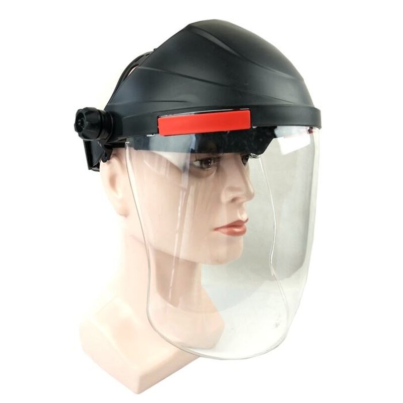 Face Shield Manufacturer - Best Seller 2mm Helmet Headgear Tinted Protective Clear