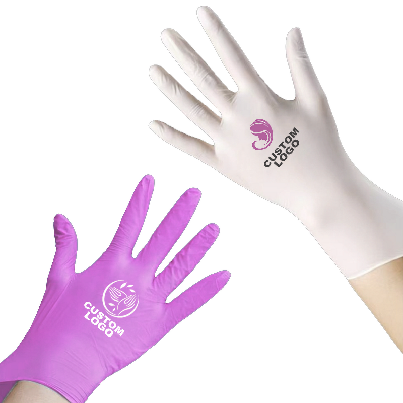 Nitrile Gloves Manufacturer - Custom Logo Package Powder Free Tattoo Beauty