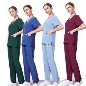 Scrubs Set Factory - Cheap Wholesale Oem Logo Custom Women's Nurse Signature