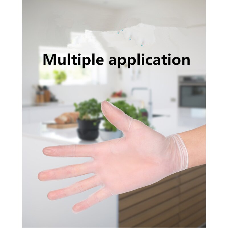 Vinyl Gloves Factory - Disposable Clear Powder Free White PVC Food Service