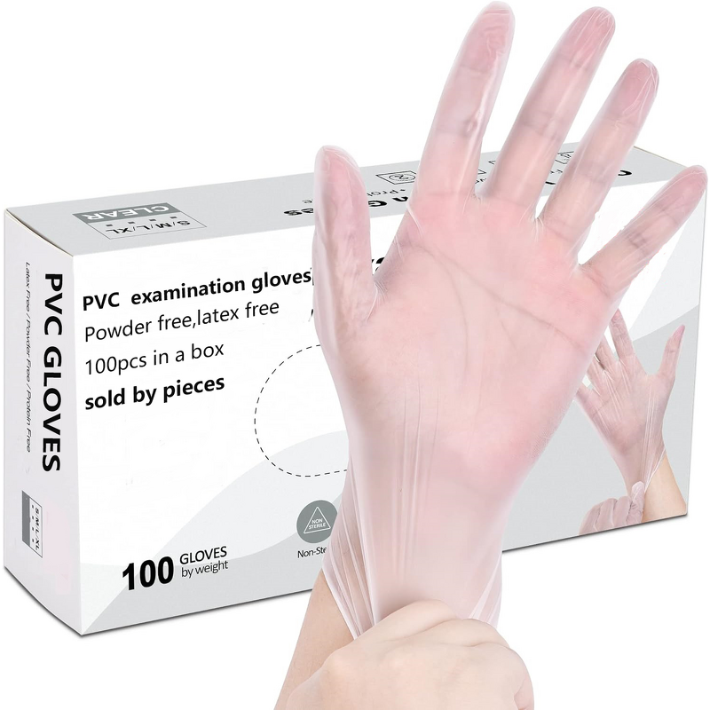 PVC Gloves Factory - Clear Disposable Food Safety Cleaning Household Hairdressing