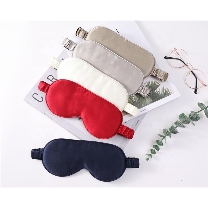 Sleeping Mask Factory - 19 Momme 100% Mulberry Natural Silk Logo Custom Luxury