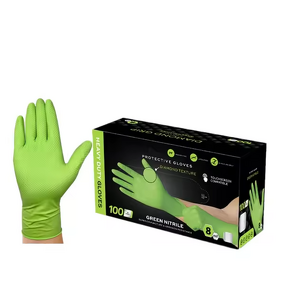 Nitrile Gloves Manufacturer - Automobile Heavy Duty Industrial Green Garage Repair
