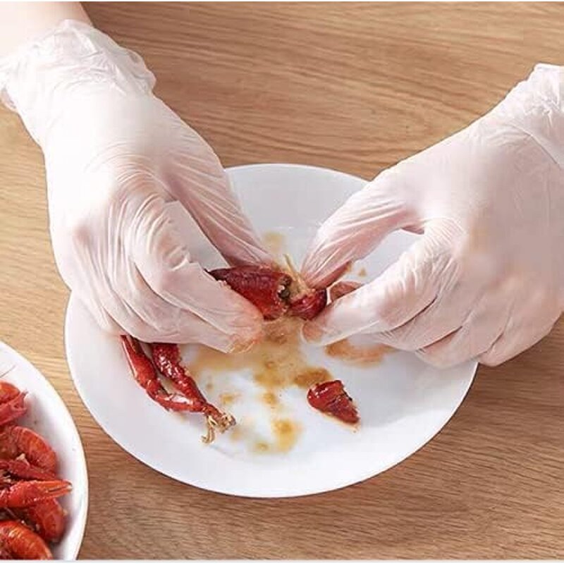 PVC Gloves Factory - Clear Disposable Food Safety Cleaning Household Hairdressing