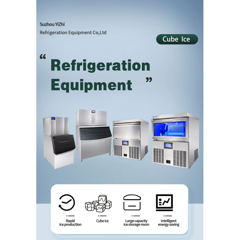 Ice Cube Machine Manufacturer - Efficient Air 600-800Kg/24H Commercial