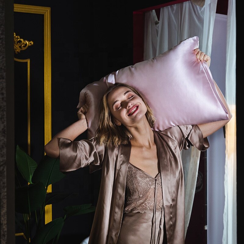 Silk Pillowcase Manufacturer - Wholesale 48x74cm 22 Momme 100% Mulberry Silk