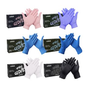 Nitrile Gloves Manufacturer - 3mil Tattoo Beauty Salon Manicure Hair Nail Art