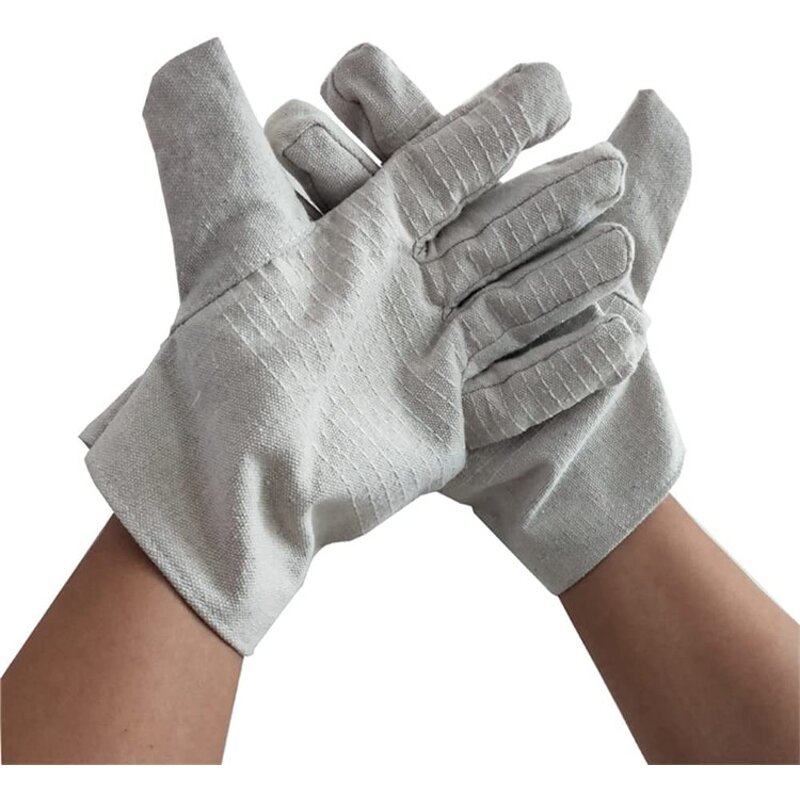 Canvas Gloves Factory - 24 Line Double Layer Fully Lined OEM logo Custom Industry