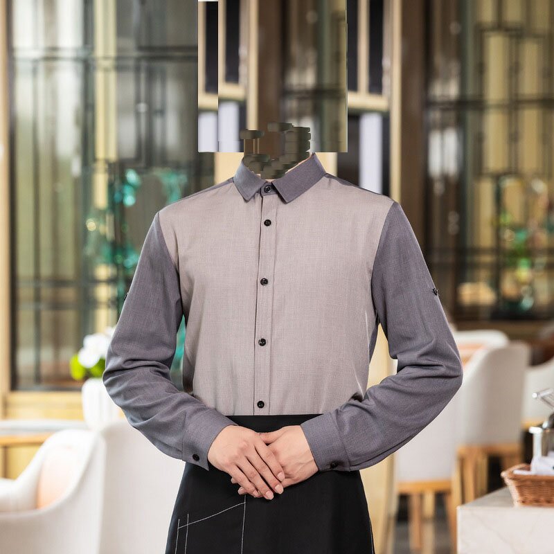 Hotel Uniform Manufacturer - Oem Custom Logo Restaurant Server Catering Kitchen
