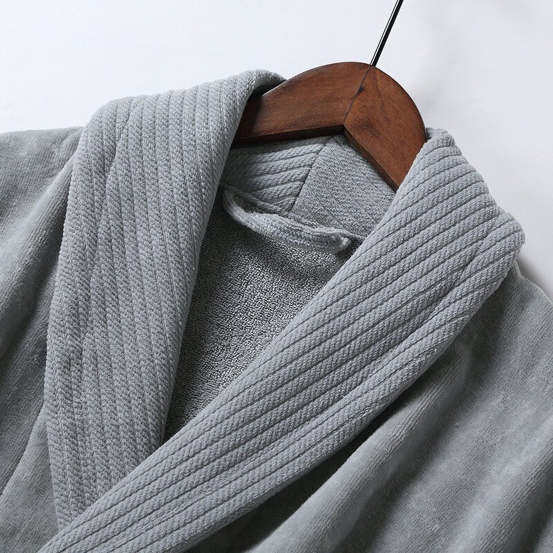 Hotel Bathrobe Factory - Oem Customized Logo Men Women Nightgown Spring Pure