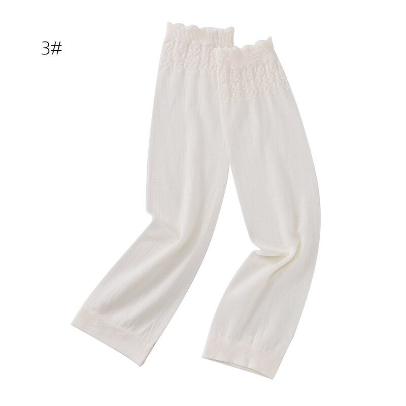 Lace Edge Sleeve Manufacturer - Summer Thin Arabian Lady Solid Color love Base Ice Sleeve UV protection