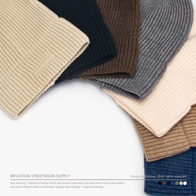 Wool Beanie Hat Manufacturer - European American Cross-Border Jacquard Knitted Outdoor Warm Padded Wholesale