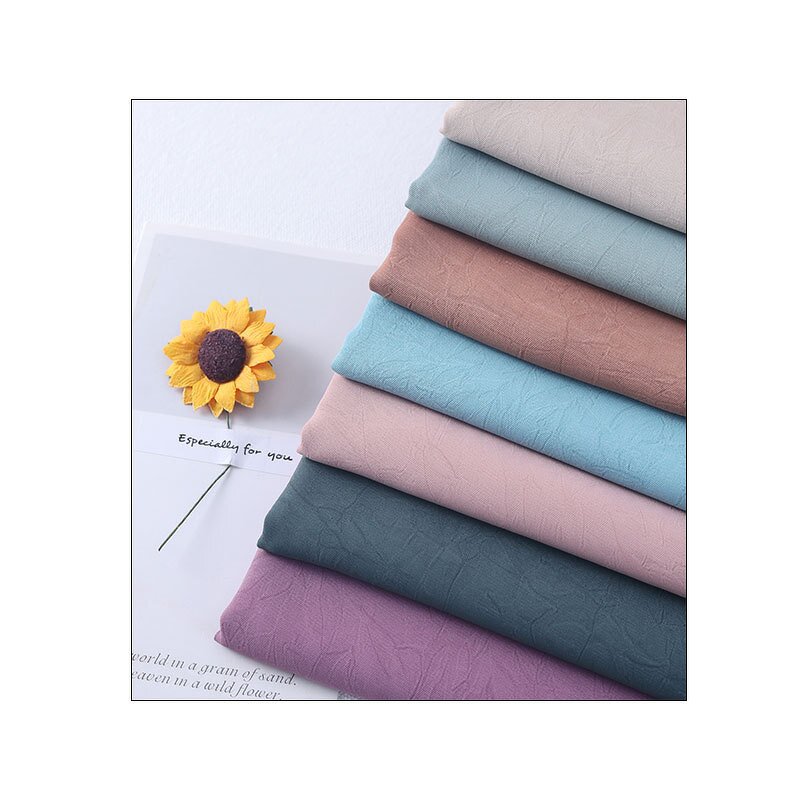 Handheld Satin Fabric Manufacturer - Double-Sided for Flowers Muslim Robes Card Wrinkle Skirt Middle East Shirt Robe