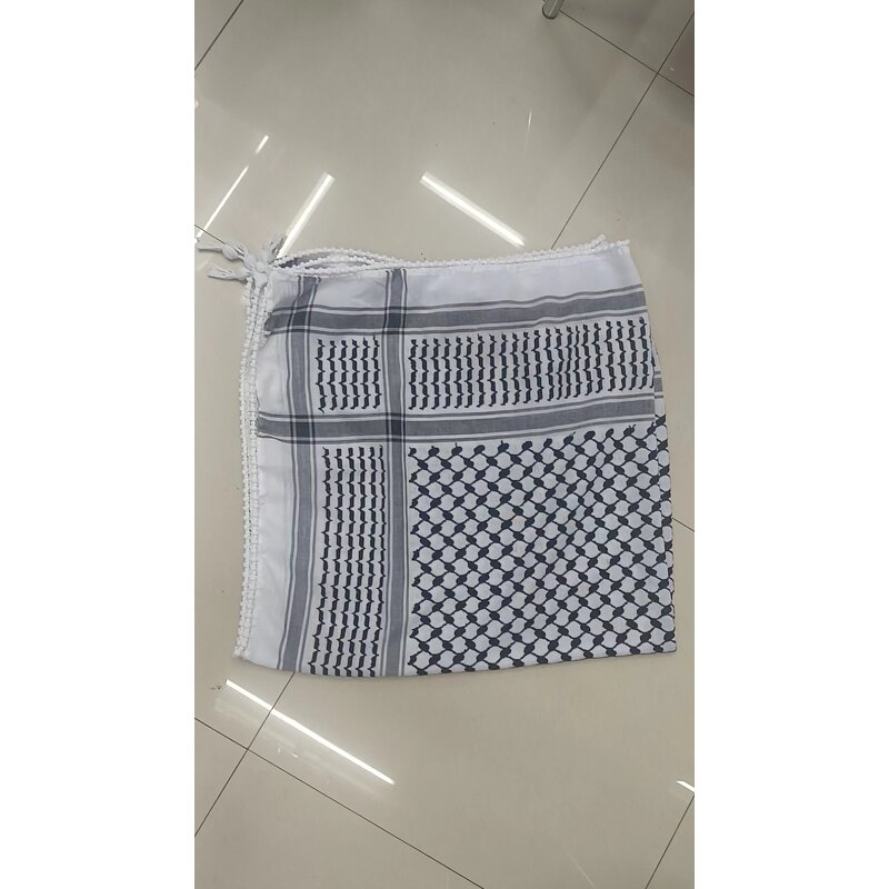 Palestinian Scarf Manufacturer - Factory Wholesale Black Shemagh Arabic for Men Arabic Scarf Style