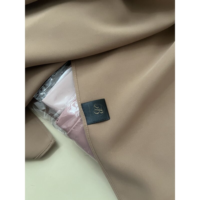 Silk Hijab Manufacturer - High Quality Medina Chiffon Custom Logo Heavy Shawl Wholesale