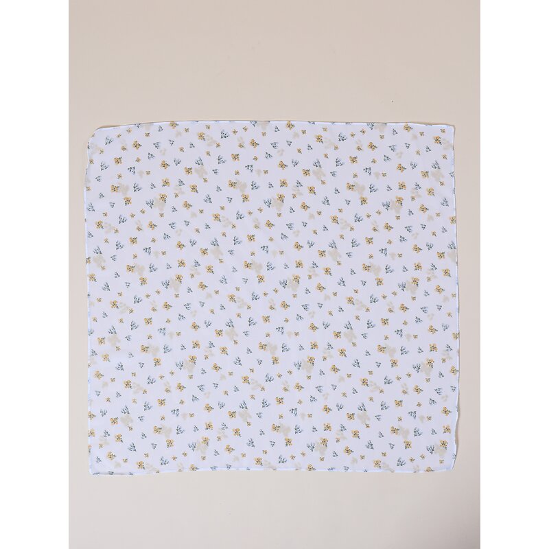 Gold Flower Hijab Manufacturer - Cotton Shawl Viscose Scarf for Muslim Women Ladies Shimmer for Spring