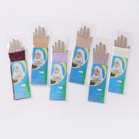 Lace Edge Sleeve Manufacturer - Summer Thin Arabian Lady Solid Color love Base Ice Sleeve UV protection