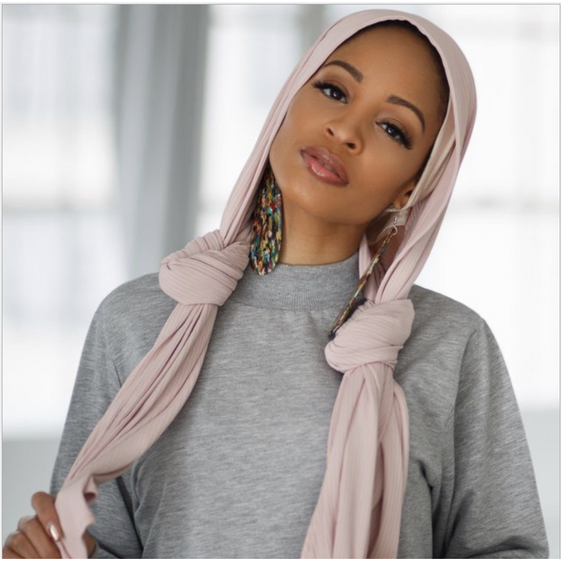 Jersey Scarf Manufacturer - High Quality Ribbed Naqab Cotton Hijab Muslim for Autumn Season