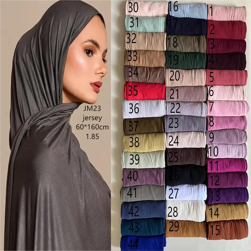 Customizable Hijab Shawl Manufacturer - Floral Polka Dot Leopard Light Breathable Jersey for Muslim Women