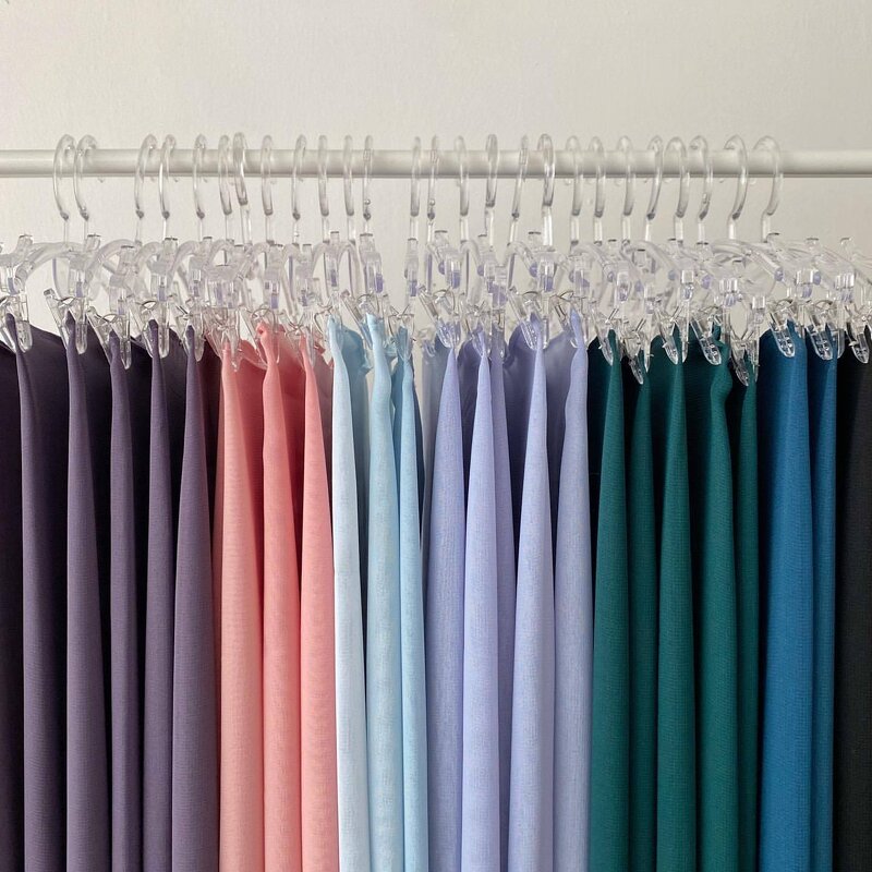 Georgette Shawl Manufacturer - Wholesale Thick Bubble Heavy Plain Borong Tudung Hijab for Women