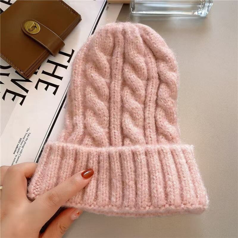 Jacquard Beanie Hat Manufacturer - Solid Outdoor Warm Padded In-Stock Fashion Wholesale Men Women European