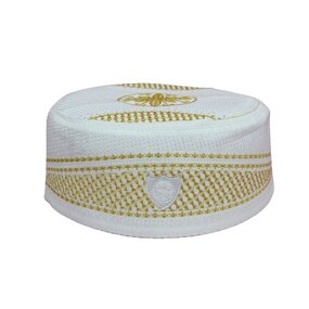 Muslim Hat Manufacturer - New Style Prayer Exquisite Gold Thread Full Embroidery Turkish for Men