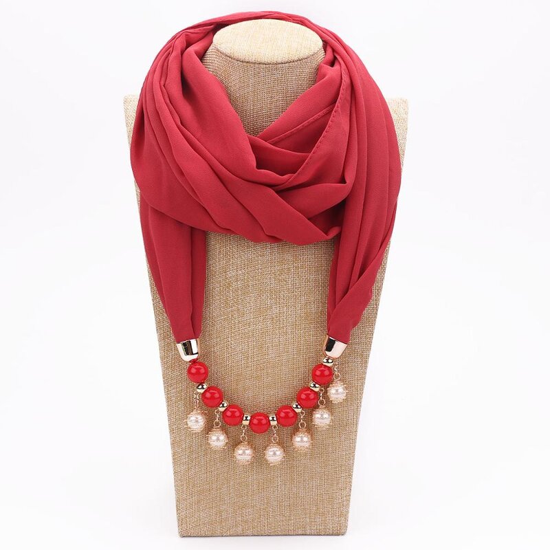 Chiffon Necklace Scarf Manufacturer - Women's Ethereal Printed Diamond for Spring/Summer/Autumn Casual Style Logo Square