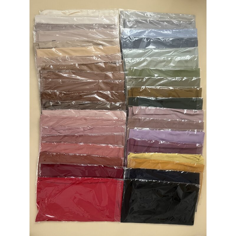 Silk Hijab Manufacturer - High Quality Medina Chiffon Custom Logo Heavy Shawl Wholesale