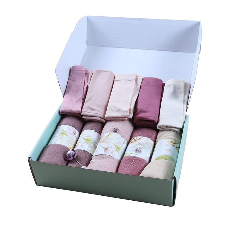 Gift Boxes Hijab Manufacturer - Crinkle Satin Silk Scarf Pendant Tassel Muslim Solid Plain Shawls Wrap Islamic