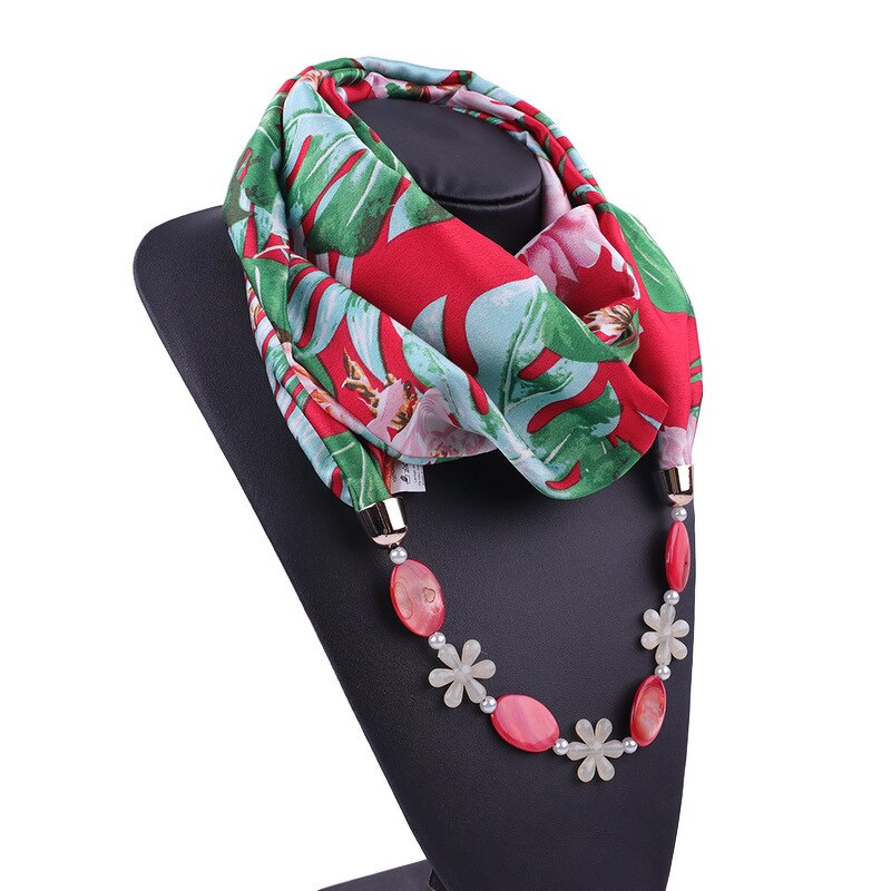 Scarf Necklace Manufacturer - Wholesale Custom Pendant Jewelry Tassel Polyester