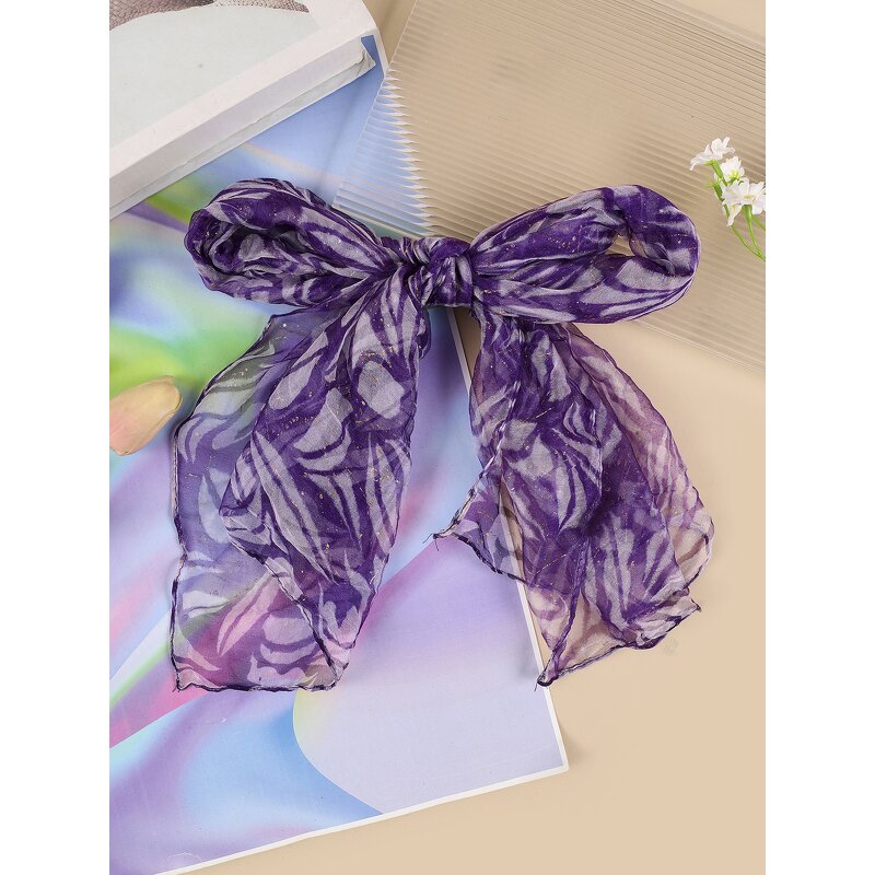 Satin Silk Scarf Manufacturer - OEM Panuelos De Seda 42*115 Fashion Cashew Printed