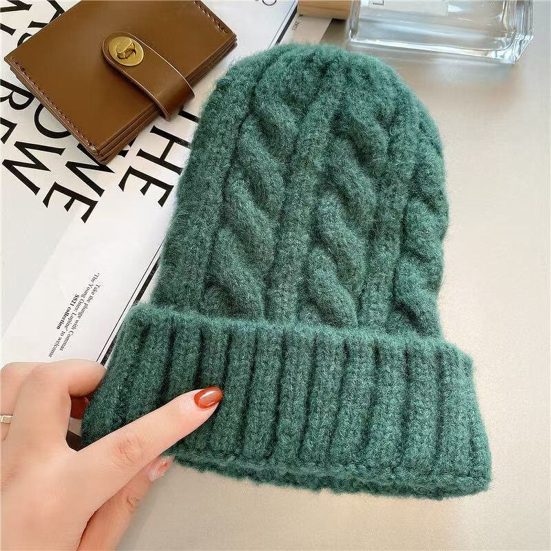 Jacquard Beanie Hat Manufacturer - Solid Outdoor Warm Padded In-Stock Fashion Wholesale Men Women European