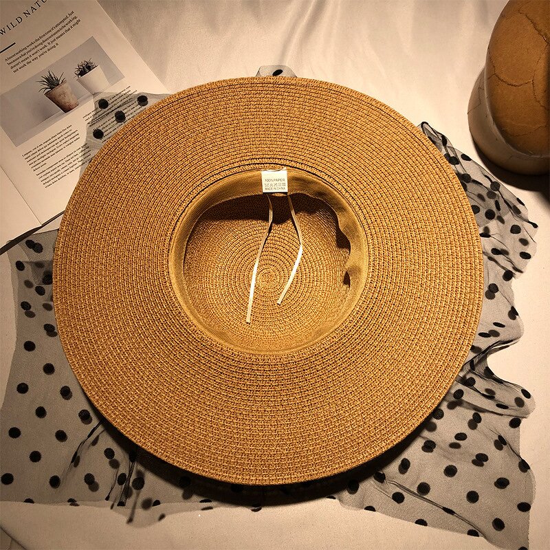 Straw Hats Manufacturer - Wholesale Japan Korean Big Breathable Beach Summer Women Panama Ladies Wide Brim