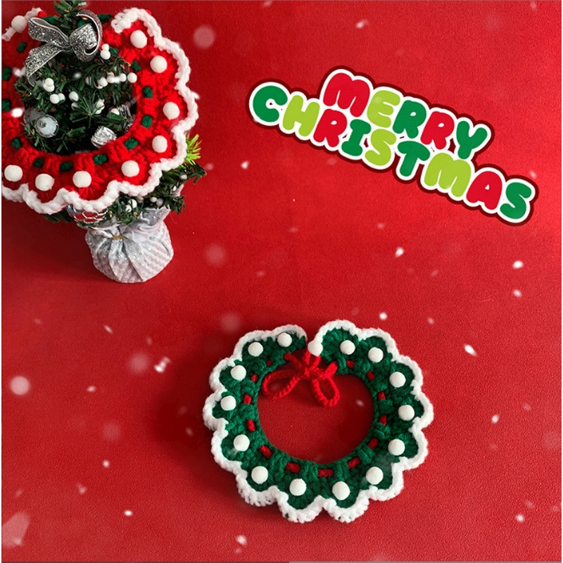 Pet Hat Scarf Set Manufacturer - Cute Winter Knitted for Cat Dog Christmas Premium Apparel
