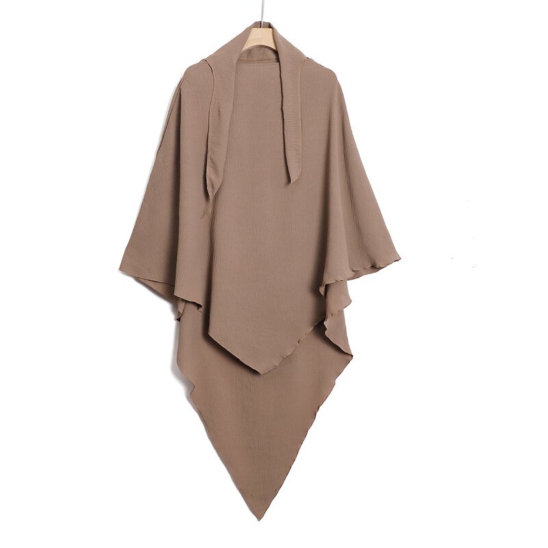 Women's Turbans Manufacturer - 2025 Summer Polyester Ice Silk Wrinkle Sunshade Solid Wholesale