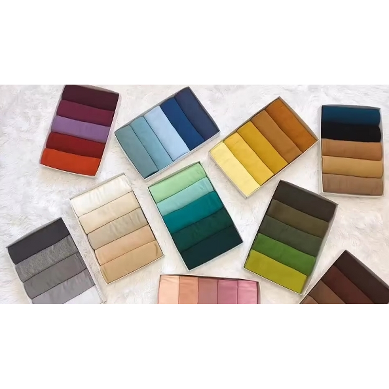 Modal Stretch Scarf Manufacturer - OEM Printed Premium Soft Cotton Hijab for Muslim Women Customized From Malaysia