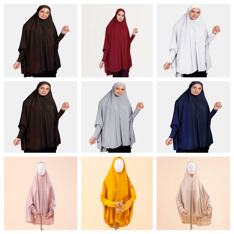 XXL Abaya Manufacturer - New Ethnic Free New Fashion Hijab Women Made Polyester Saudi Islamic Clothing Adults