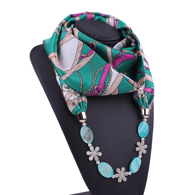 Scarf Necklace Manufacturer - Wholesale Custom Pendant Jewelry Tassel Polyester