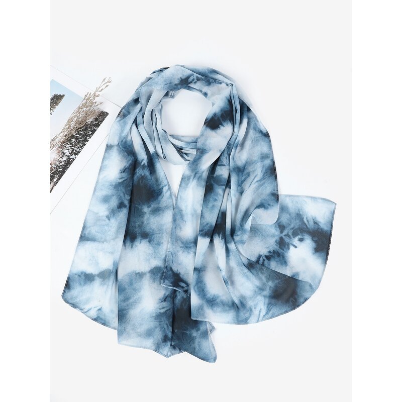 Long Hijab Scarf Manufacturer - High Quality Floral Design New Modal Bamboo Fiber Woven Breathable