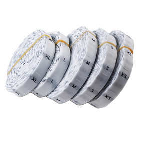 Satin Label Manufacturer - Stock or Custom Roll Price Care Wash Garment Labels